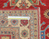 3x5 Red Kuba Afghan Hand Knotted Wool Area Rug
